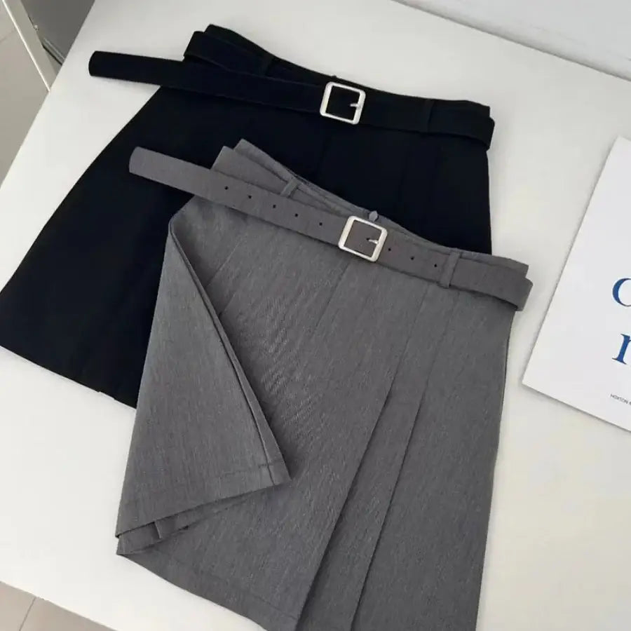 Mini Skirt With Belt