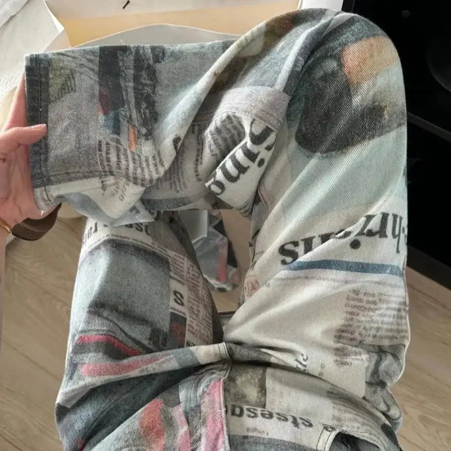 Newspaper Jeans - S