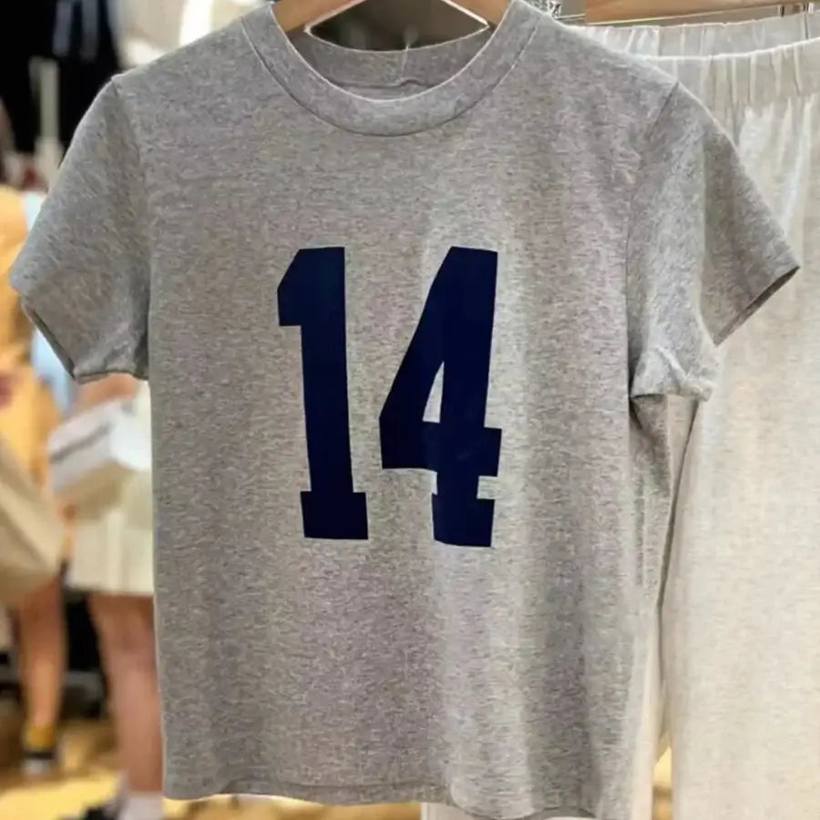 Number 14 Shirt - Grey / One Size
