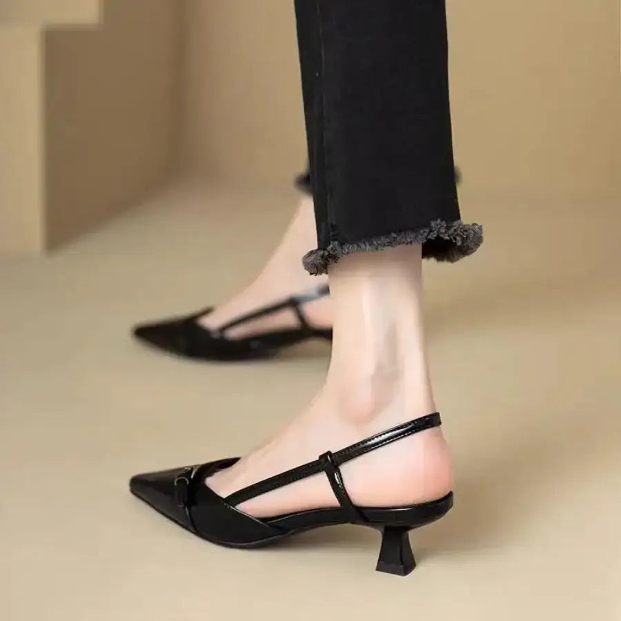 Pointed Toe Low Heels