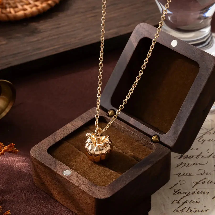 Pumpkin Necklace Gold / 45cm