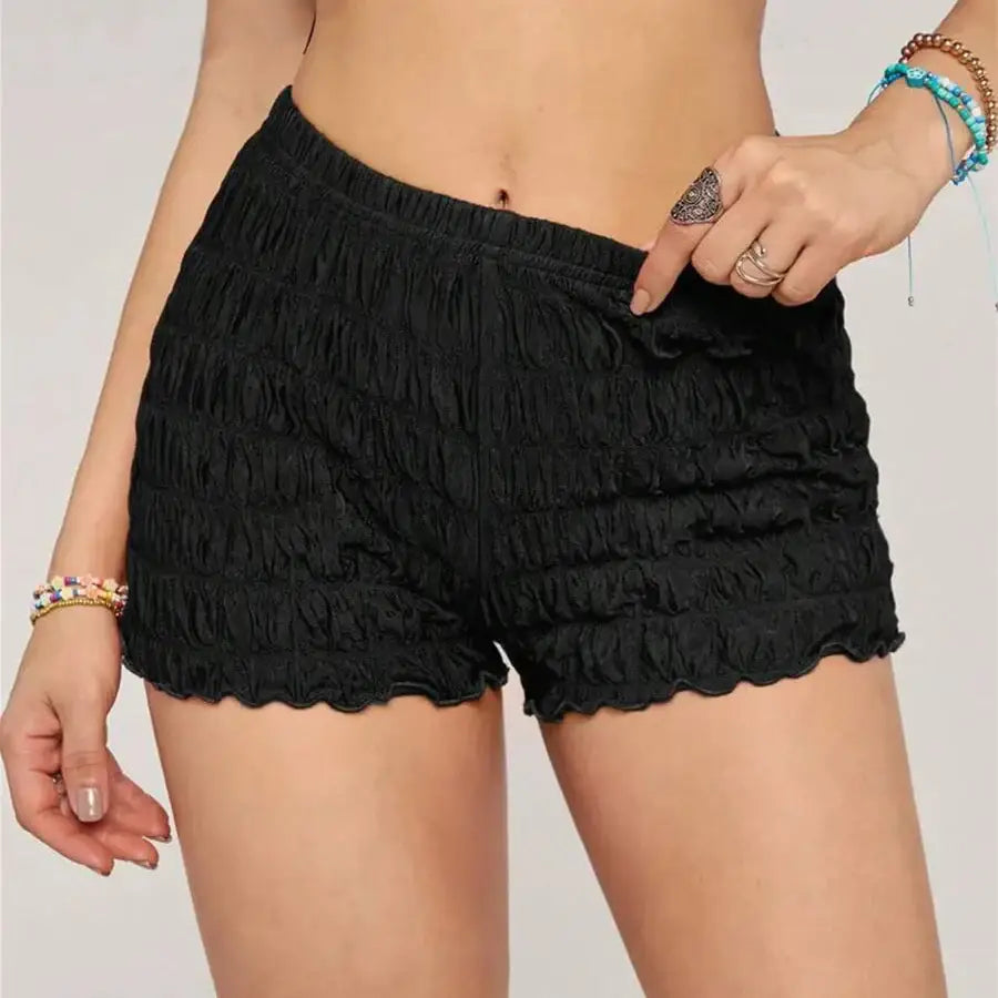 Shirred Shorts