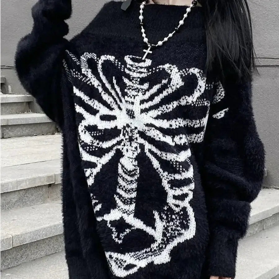 Skeleton Sweater - S