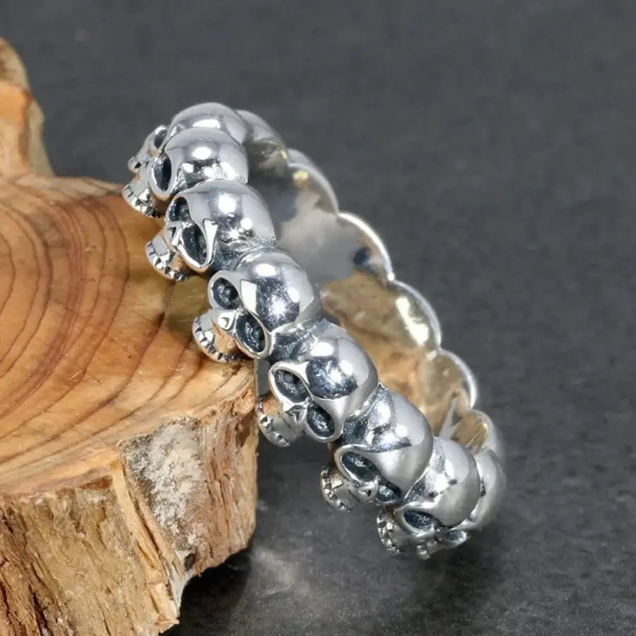 Skull Band Ring
