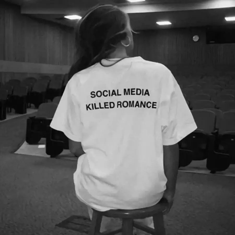Social Media Killed Romance Shirt - XS
