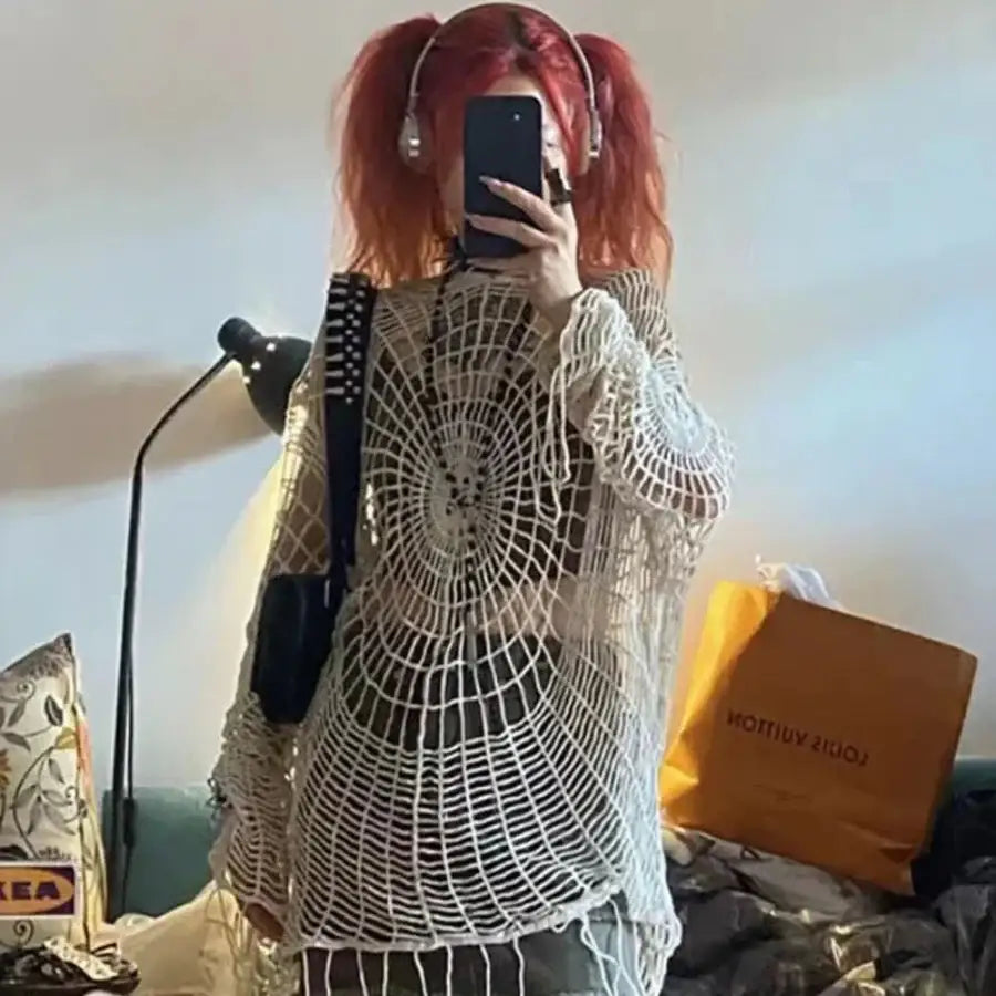 Spider Web Sweater