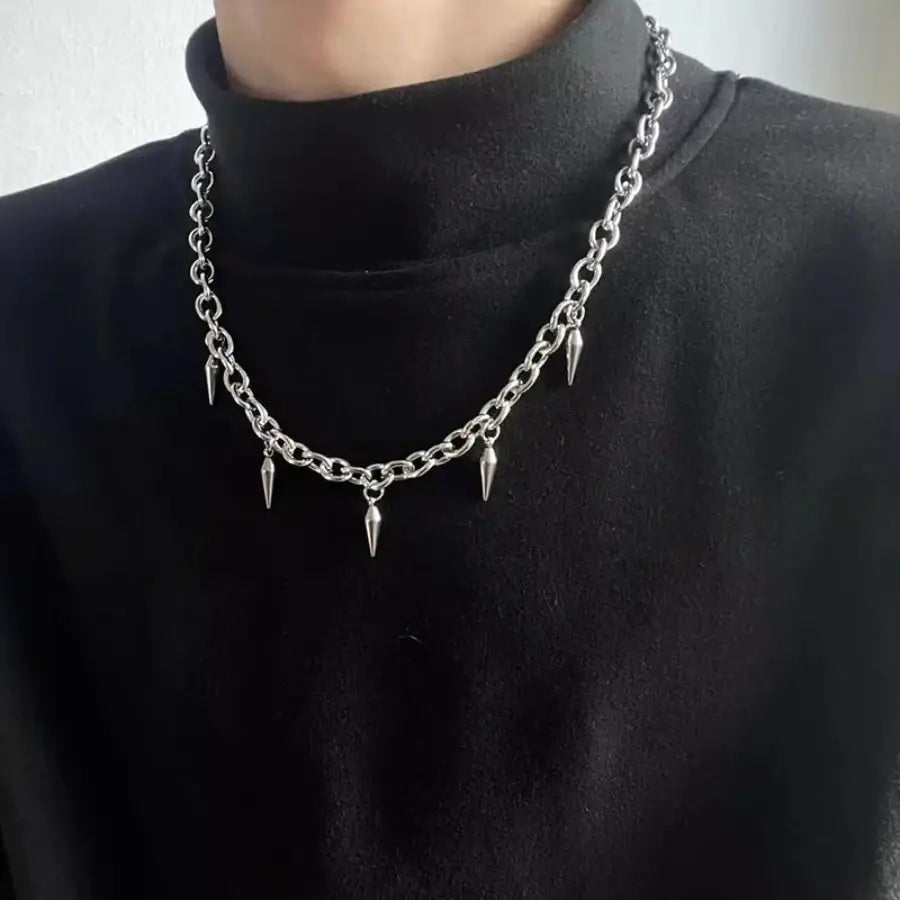 Spike Necklace - Silver