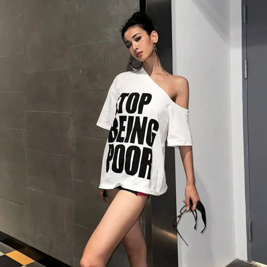 Stop Being Poor Shirt - S