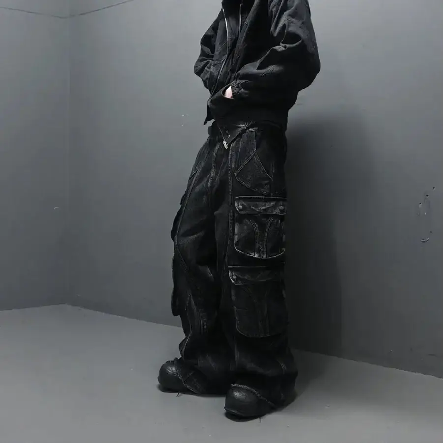 Strap Cargo Pants
