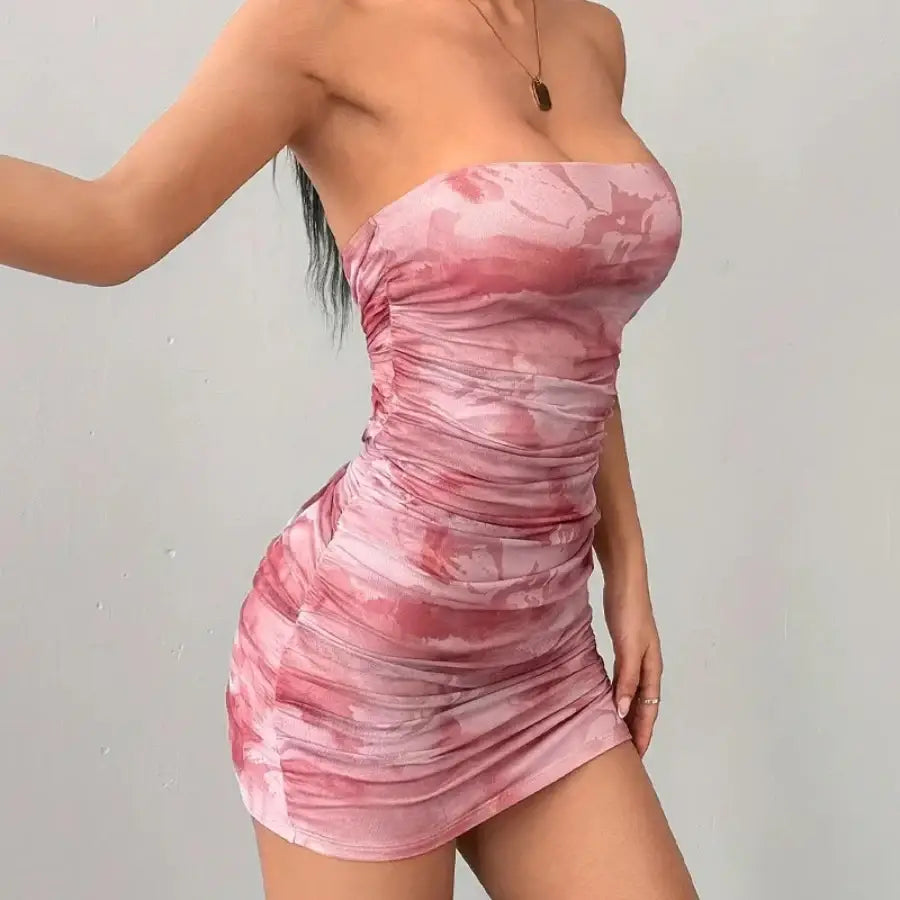 Strapless Bodycon Mini Dress