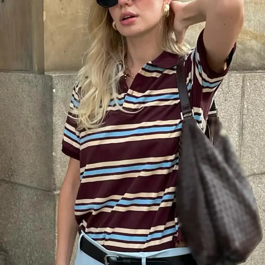 Striped Polo Shirt