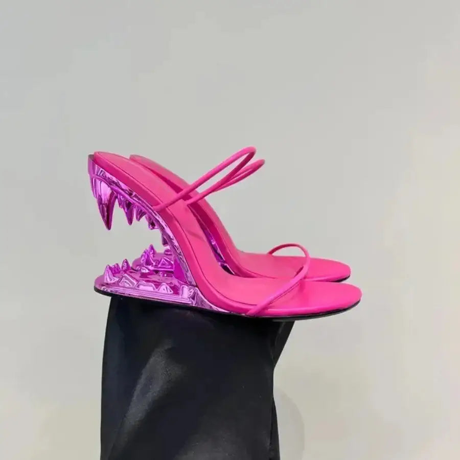 Teeth Heels - Pink / 5
