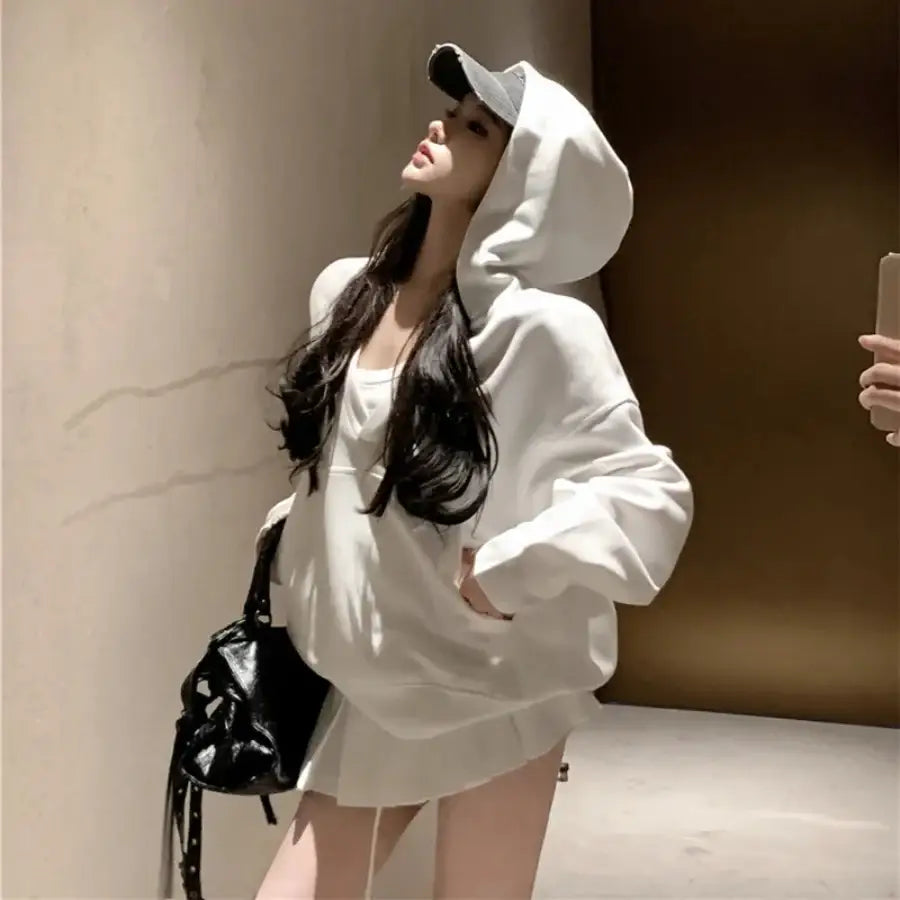 V Neck Hoodie