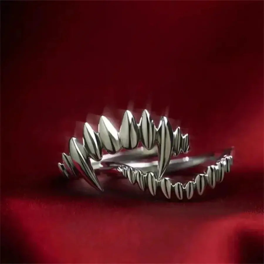 Vampire Teeth Ring One Size