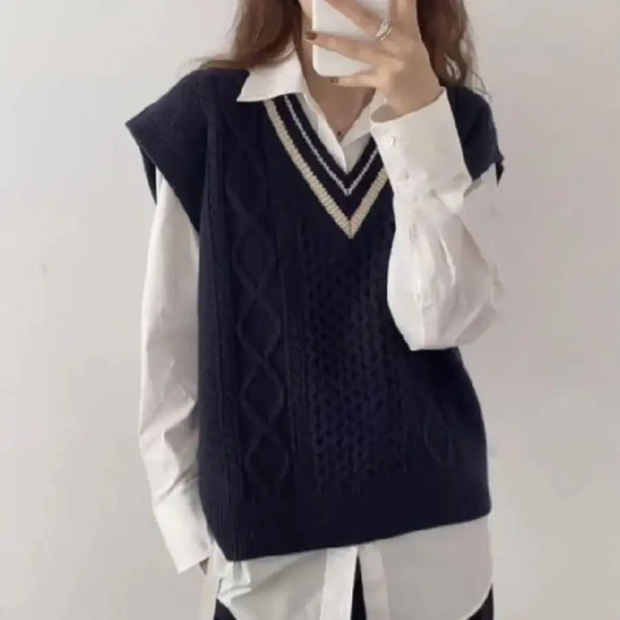 Vintage V-Neck Sweater