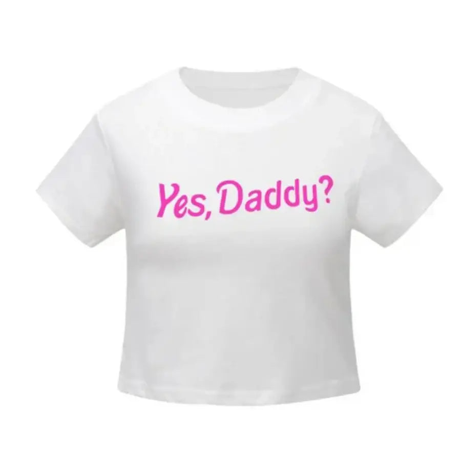 Yes Daddy Shirt - White / XS