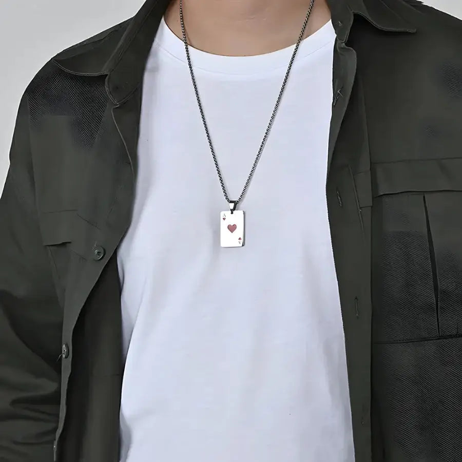 Ace Card Necklace