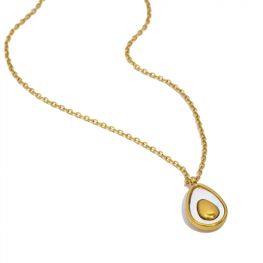 Avocado Necklace Gold