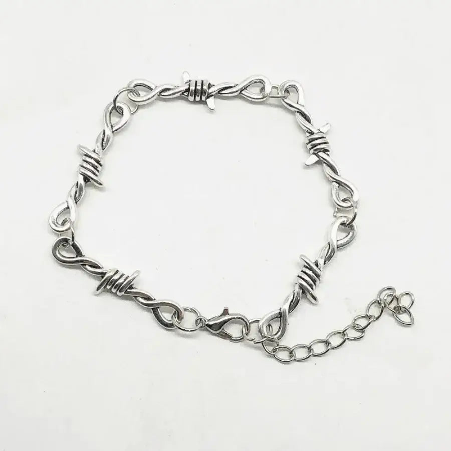 Barbed Wire Bracelet - Silver