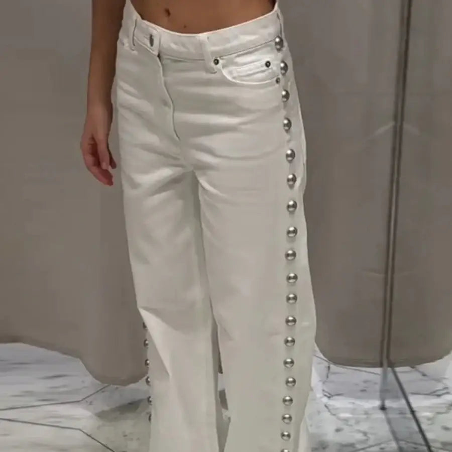 Beaded Jeans