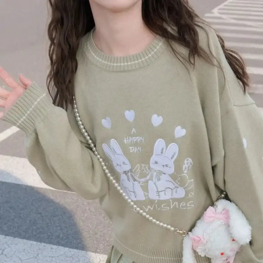 Best Wishes Rabbit Sweater