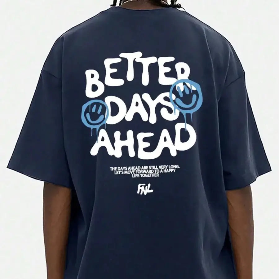 Better Days Ahead Shirt - S / Blue