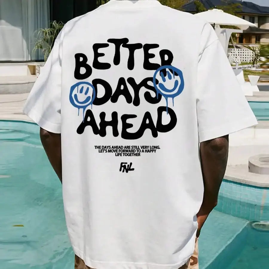 Better Days Ahead Shirt - S / White