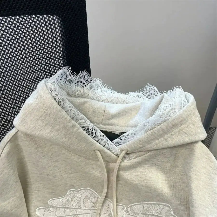 Bow Lace Hoodie