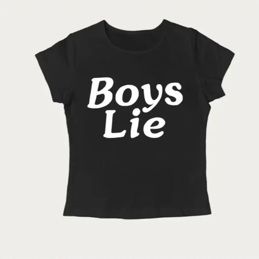 Boys Lie Shirt Black / S