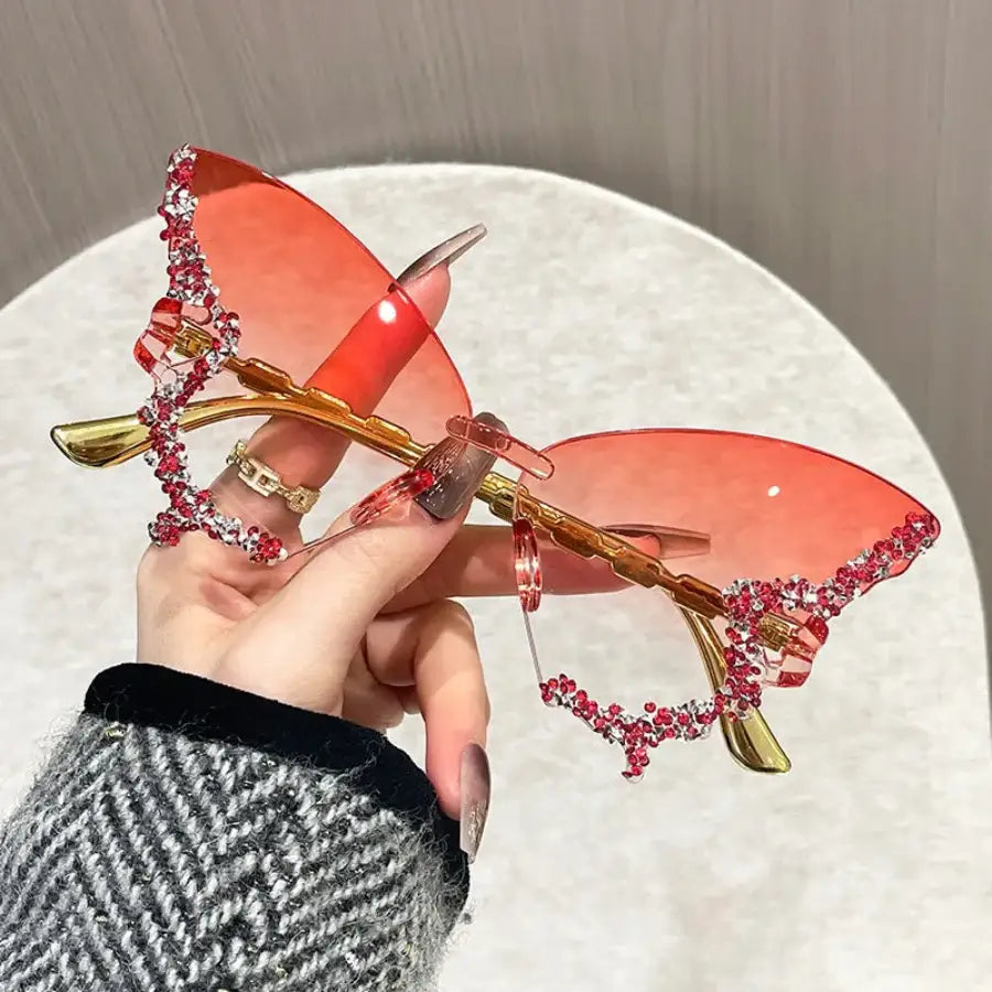Butterfly Glasses Pink