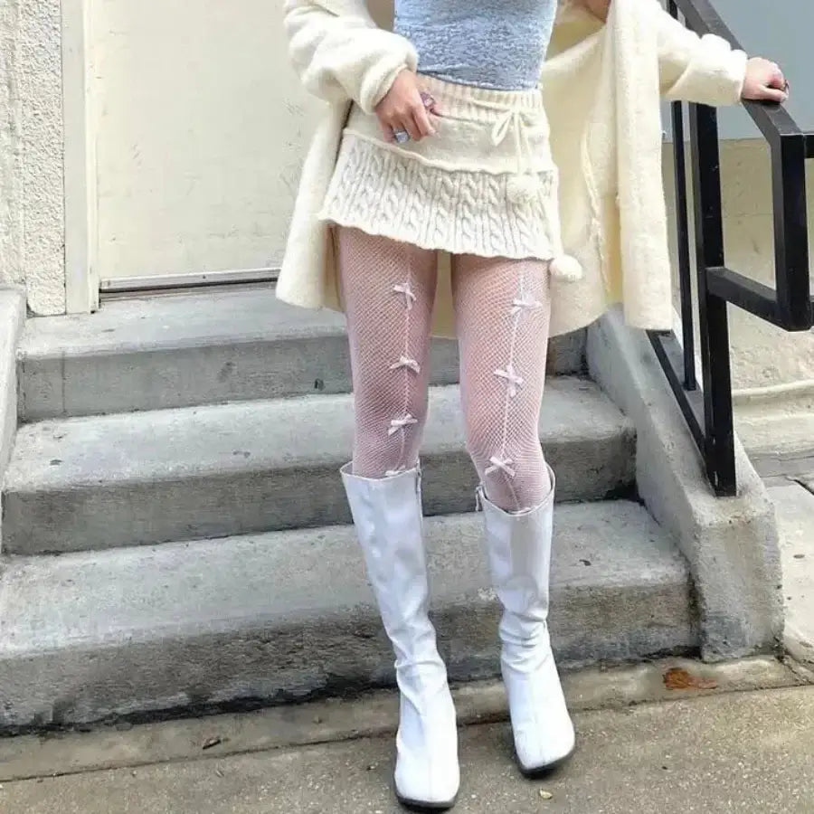 Cable Knit Mini Skirt