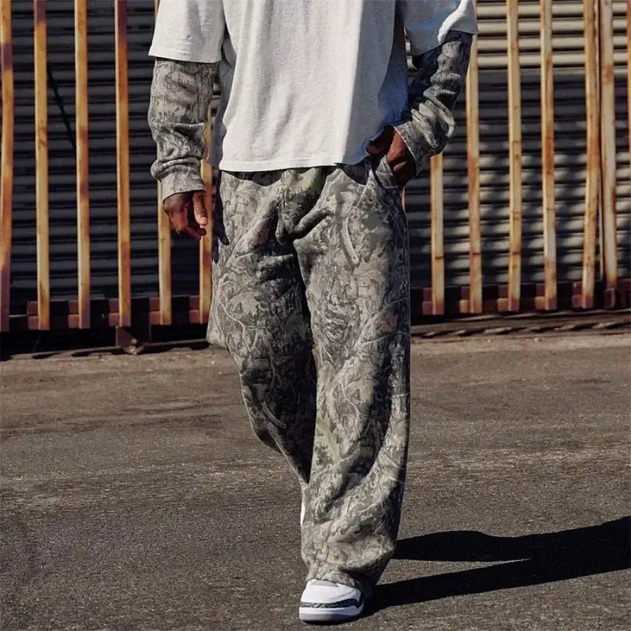 Camo Baggy Sweatpants