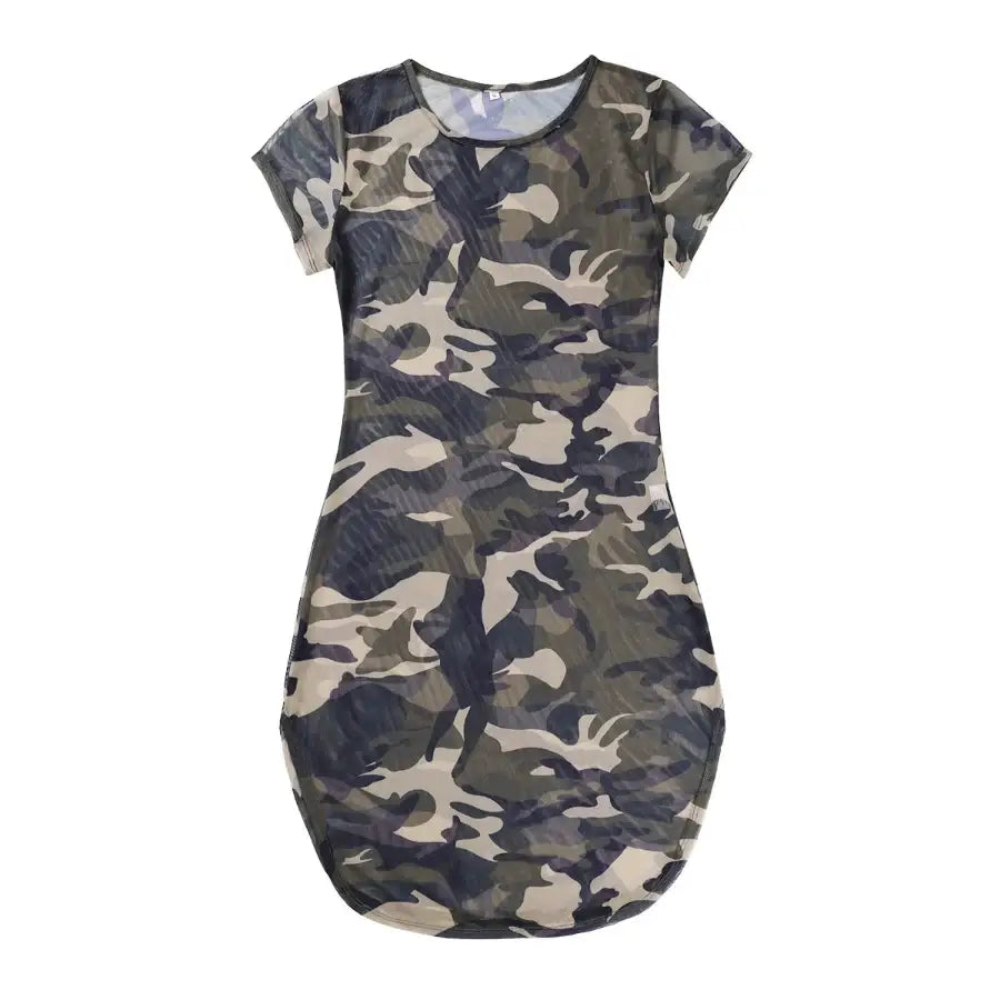 Camo Mini Dress
