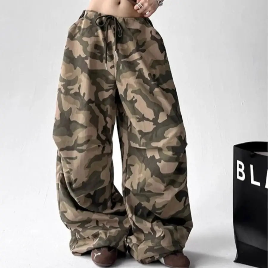 Camo Wide Leg Pants