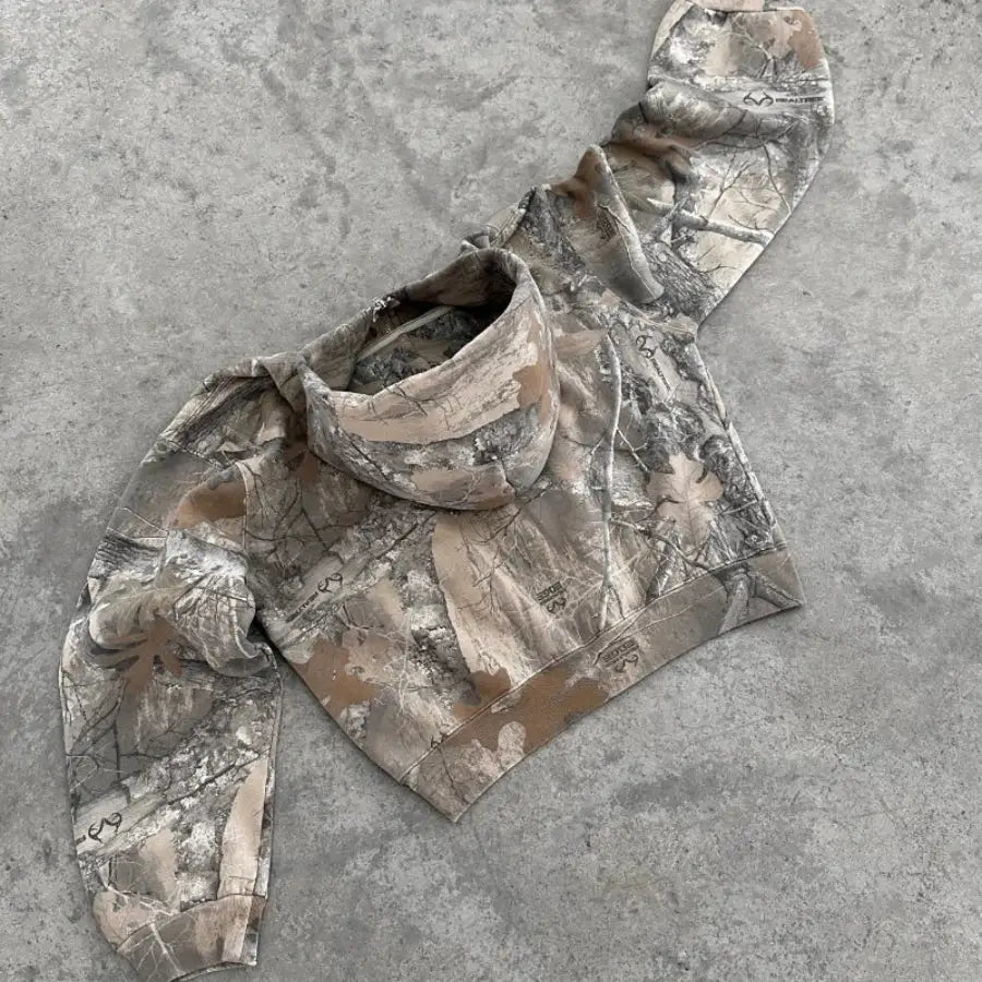 Camouflage Zipper Hoodie