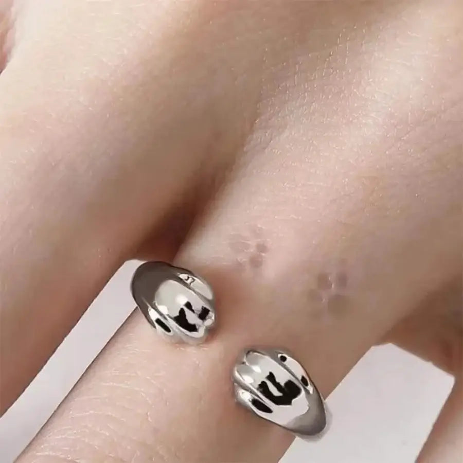 Cat Paw Ring Silver