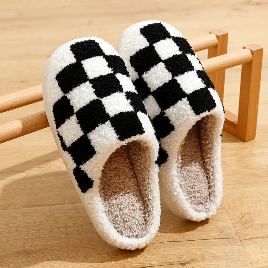 Checkerboard Slippers