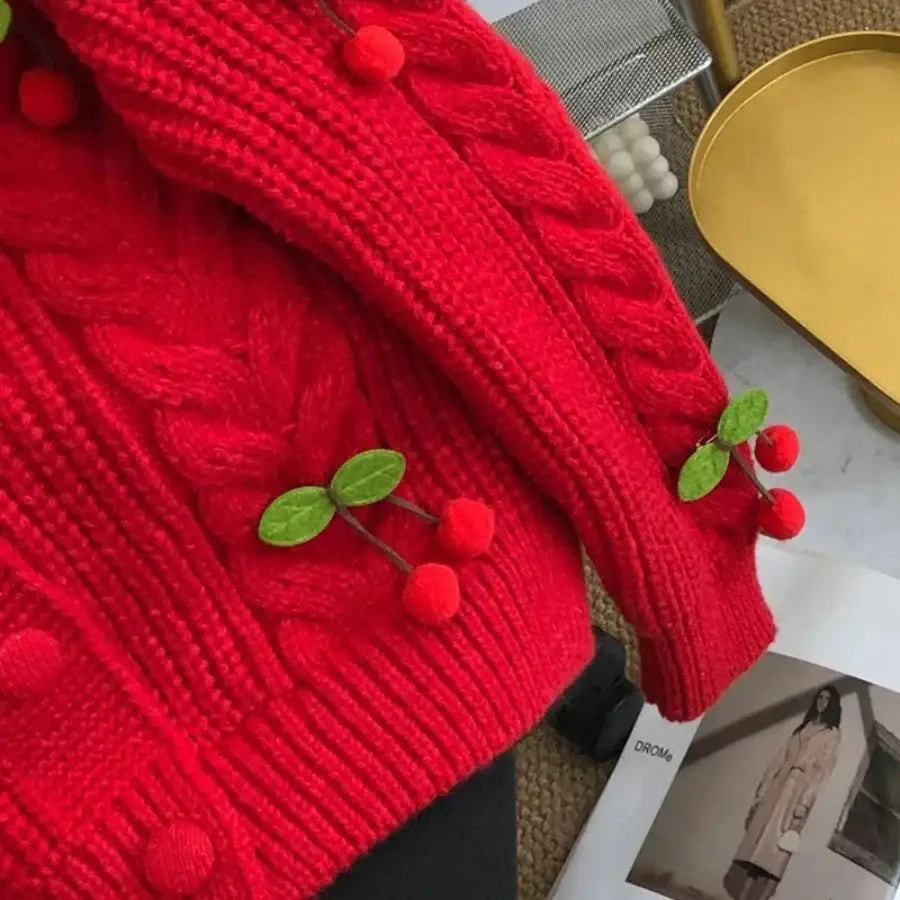 Cherry Sweater - One Size