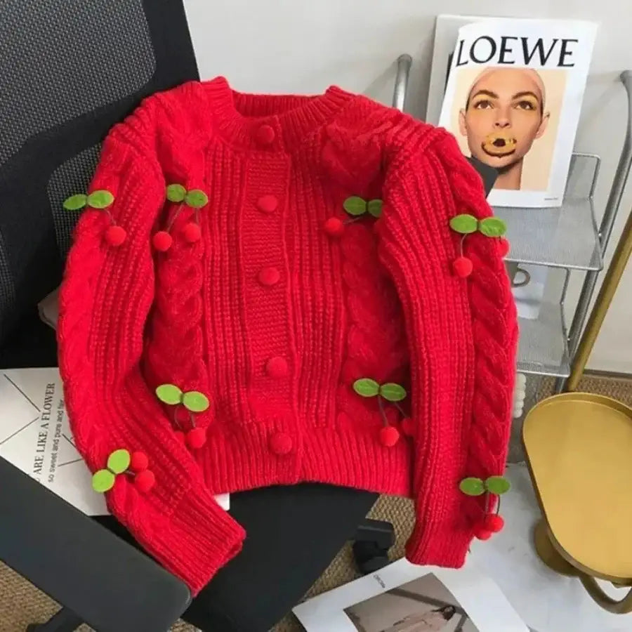 Cherry Sweater - One Size