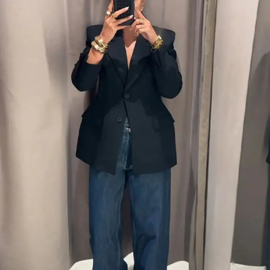 Cinch Waist Blazer