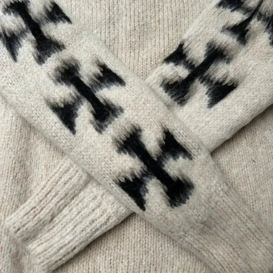 Cross Knit Sweater