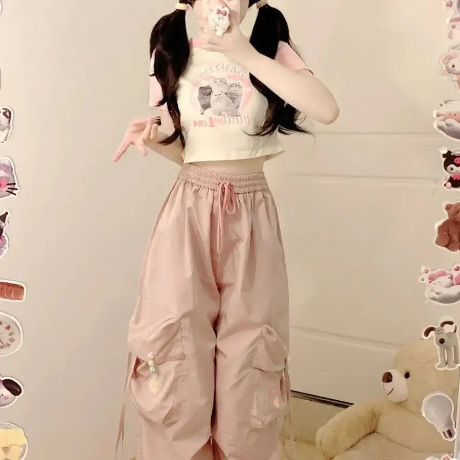 Cute Baggy Cargo Pants