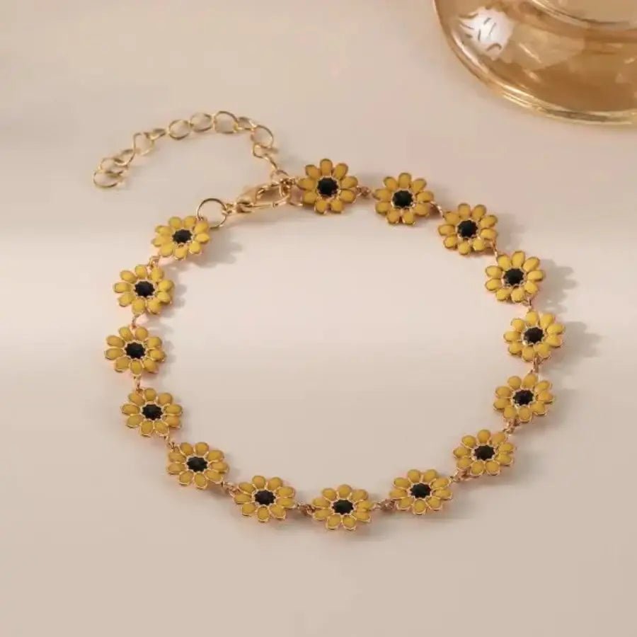 Daisy Bracelet Yellow