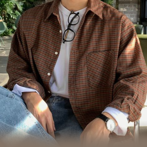 man wearing checkered classy shirt