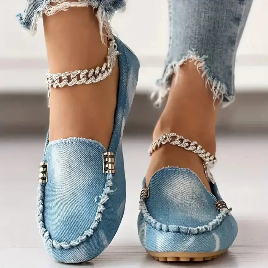 Denim Loafers