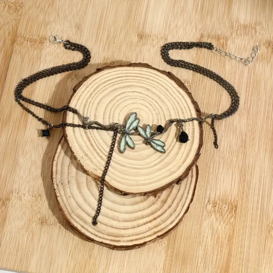 Dragonfly Necklace - Silver