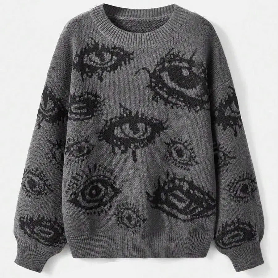 Eye Sweater - Gray / M
