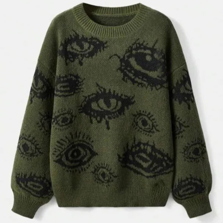 Eye sweater - Green / M