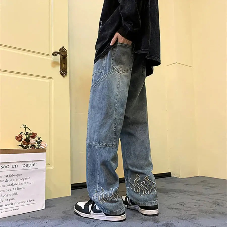 Flame Jeans - Blue / S