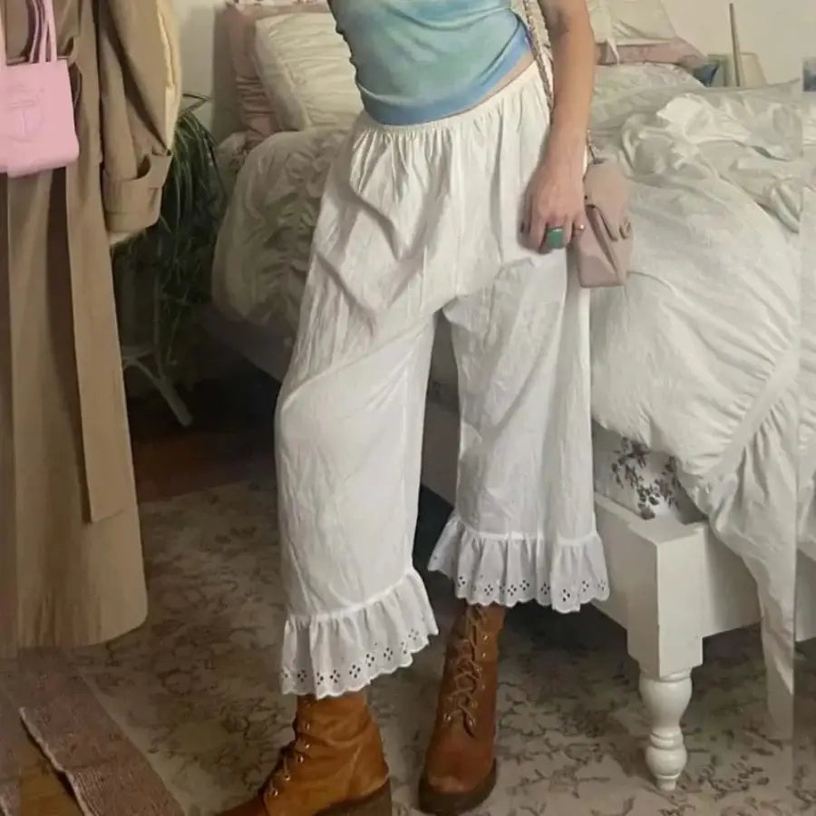 Flare Capri Pants